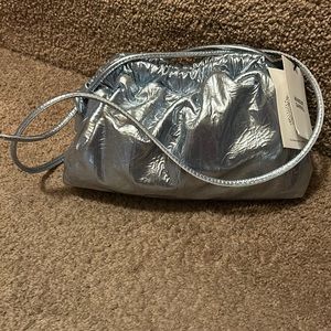 Leather Mini Cloud Clutch